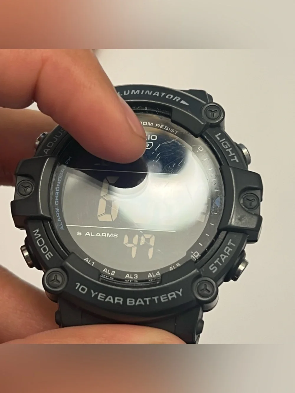 Casio AE-1500WH-8B Digital World Time Mens Sport‎ Watch AE-1500 100M WR